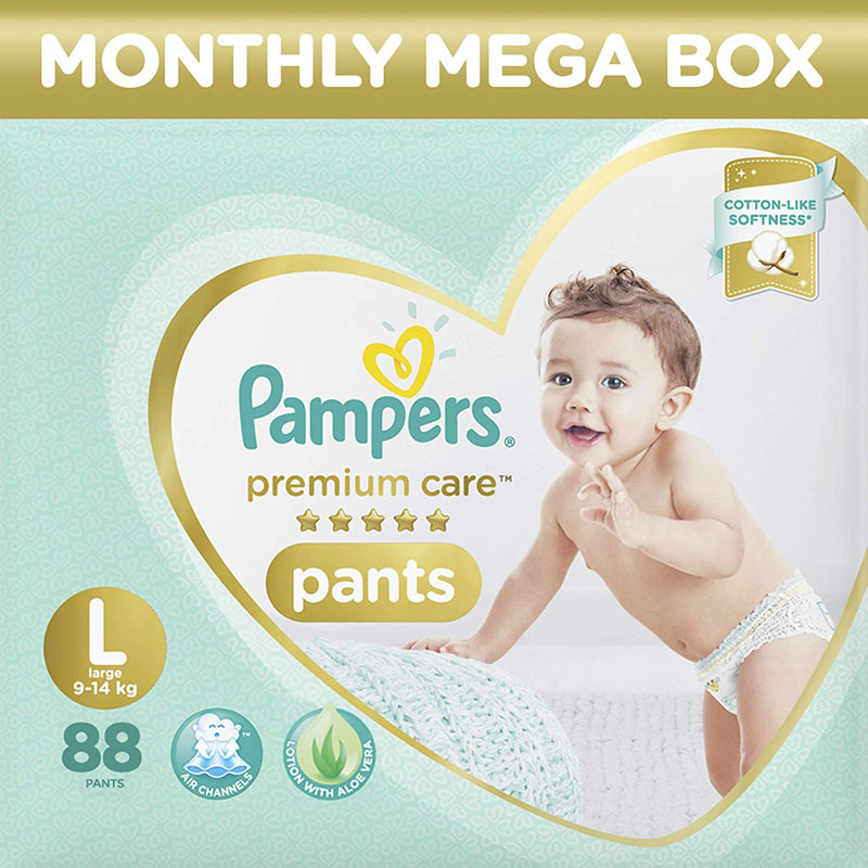 Pampers Premium Care Pants Large, 88 Count